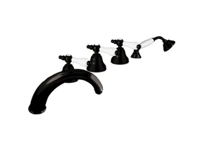 CLASSIC REVOLUTION - PRAGA - F7560CE - Deck mounted 5 hole bathtub tap _ Rubinetteria Giulini